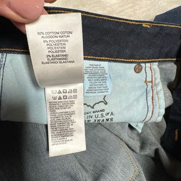 Lucky Brand Womens Lolita Boot Dark Wash Ankle Jean Size 10/30 - Picture 9 of 10